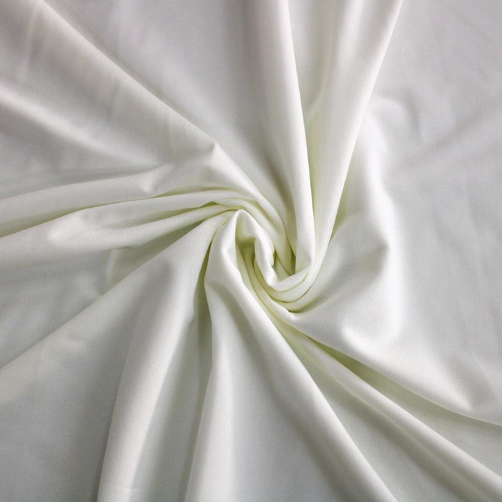 Polyspan Jersey Ivory – Fabric Couture
