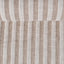 Washed Brown Linen in Stripes