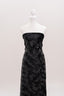 Sequin Lurex Shimmering Silver & Raven Black