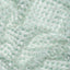 Fringed Italian Silk Blend Decoupe-Mint Green