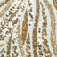 Sequined Beaded Tulle Gold