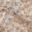 Fringed Italian Silk Blend Decoupe-Peach