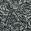 Wool Jacquard Roses Black&White