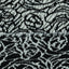 Wool Jacquard Roses Black&White