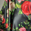 Italian Silk Fabric - Rose Print