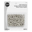 3/4" Petite Pearlized Pins, White, 500 pc