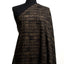 Jersey Jacquard Viscose Blend - Raven Black & Brown Rice